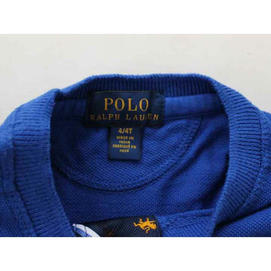 Ralph Lauren(ラルフローレン)の†ラルフローレン/Ralph Lauren†110cm 半袖ポロシャツ 青【中古】子供服 キッズ kids  男の子 夏 426022 tops キッズ/ベビー/マタニティのベビー服(~85cm)(その他)の商品写真