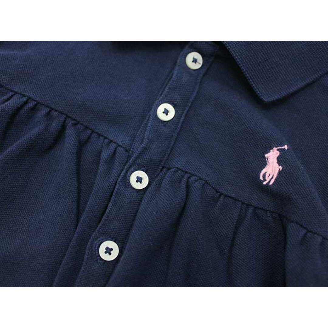 Ralph Lauren(ラルフローレン)の◇ラルフローレン/Ralph Lauren◇120cm ノースリーブポロシャツ 濃紺【中古】子供服 キッズ kids 女の子 夏 926032 tops キッズ/ベビー/マタニティのベビー服(~85cm)(その他)の商品写真