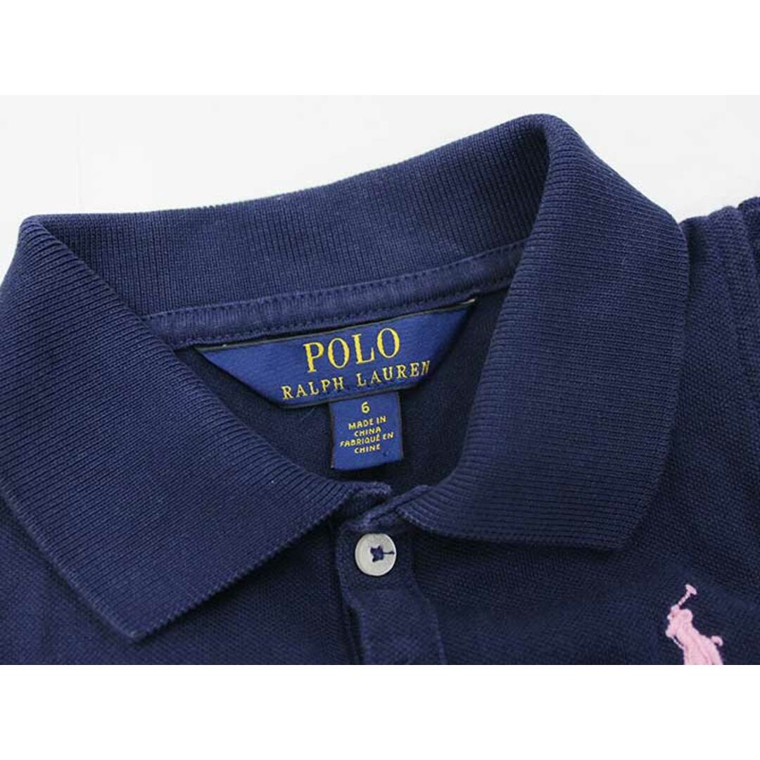 Ralph Lauren(ラルフローレン)の◇ラルフローレン/Ralph Lauren◇120cm ノースリーブポロシャツ 濃紺【中古】子供服 キッズ kids 女の子 夏 926032 tops キッズ/ベビー/マタニティのベビー服(~85cm)(その他)の商品写真