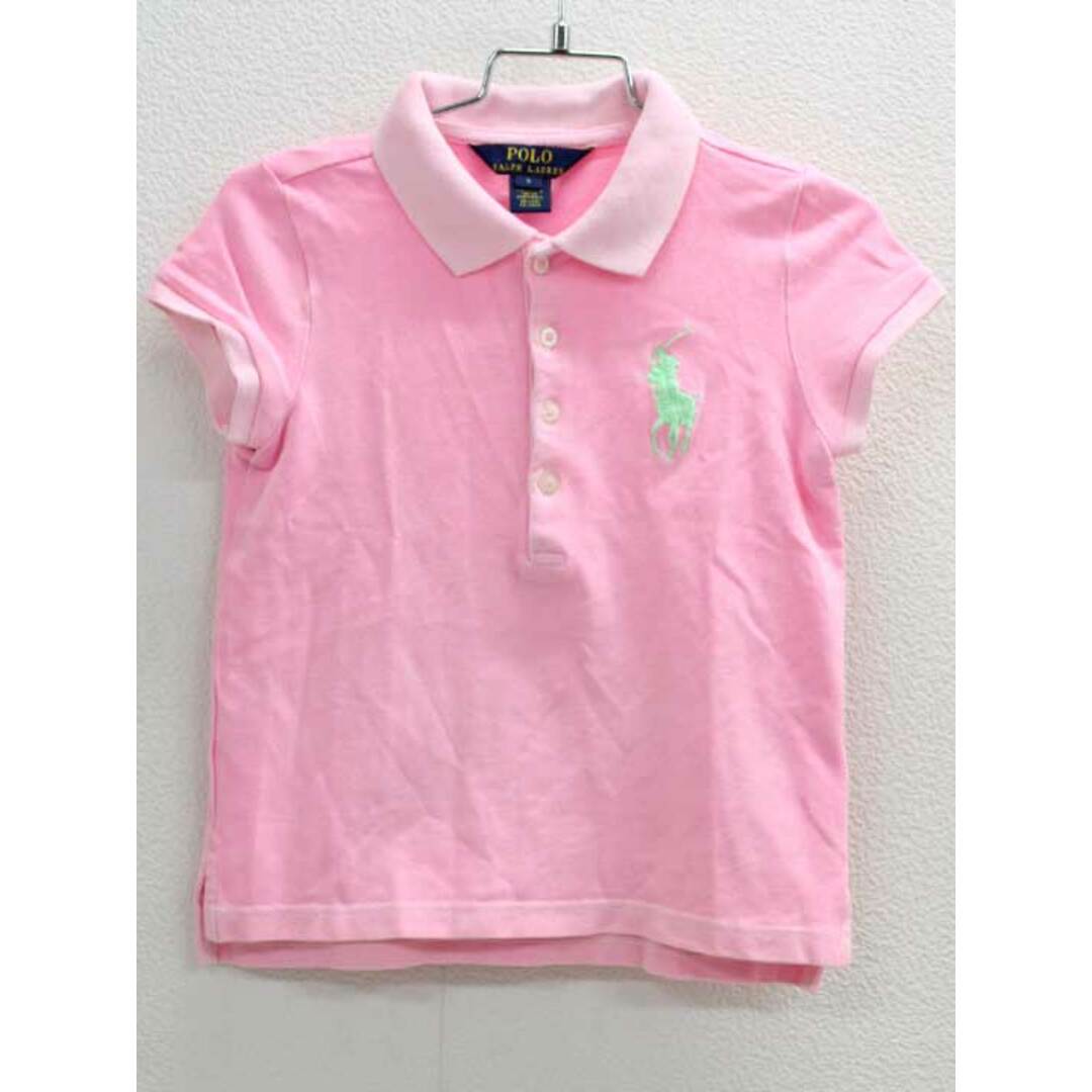 Ralph Lauren(ラルフローレン)の▽ラルフローレン/Ralph Lauren▽115cm 半袖ポロシャツ ピンク【中古】子供服 キッズ kids 女の子 夏 616032 tops キッズ/ベビー/マタニティのベビー服(~85cm)(その他)の商品写真