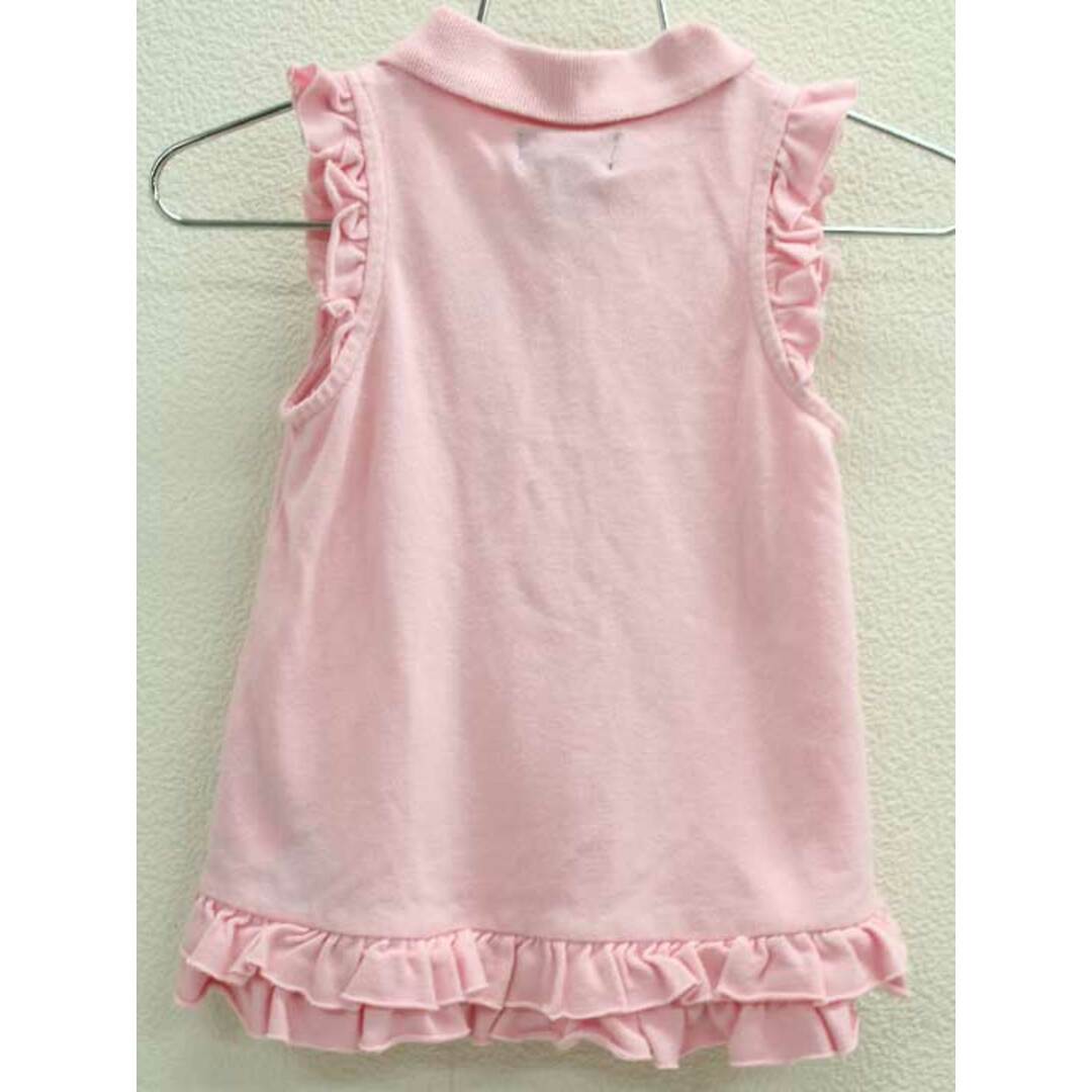 Ralph Lauren(ラルフローレン)の▽ラルフローレン/Ralph Lauren▽100cm ノースリーブポロシャツ ピンク【中古】子供服 キッズ kids 女の子 夏 507032 tops キッズ/ベビー/マタニティのベビー服(~85cm)(その他)の商品写真