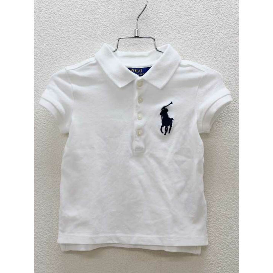 Ralph Lauren(ラルフローレン)の〓ラルフローレン/Ralph Lauren〓100cm 半袖ポロシャツ 白【中古】子供服 キッズ kids 男の子 夏 916032 tops キッズ/ベビー/マタニティのベビー服(~85cm)(その他)の商品写真