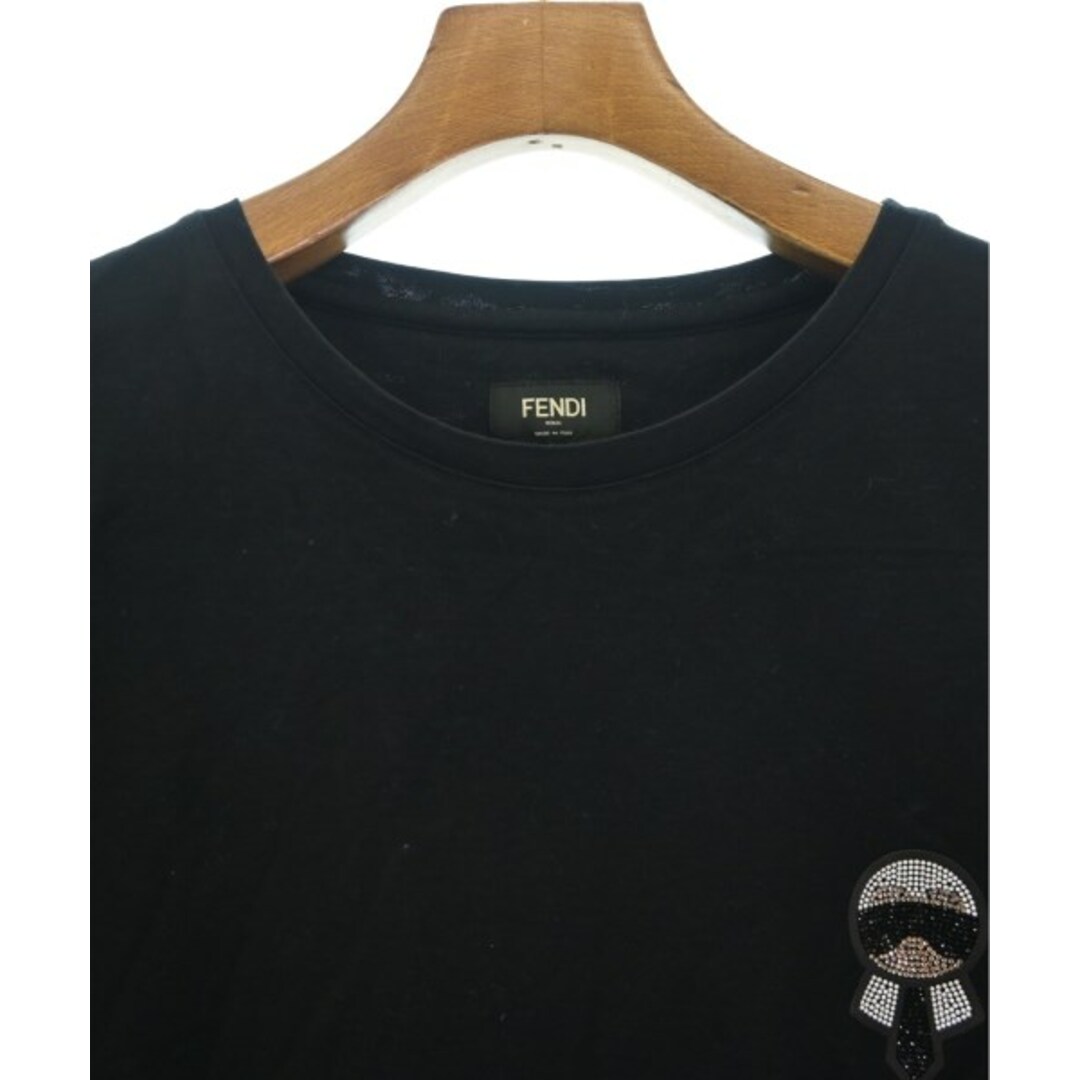 FENDI(フェンディ)のFENDI フェンディ Tシャツ・カットソー XXL 黒 【古着】【中古】 メンズのトップス(Tシャツ/カットソー(半袖/袖なし))の商品写真