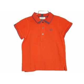 アルマーニ(Armani)の[アルマーニ ジュニア/Armani Junior]98cm 半袖ポロシャツ オレンジ×グレー【中古】子供服 キッズ kids 男の子 夏 225032 tops(その他)