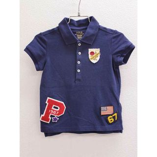 ラルフローレン(Ralph Lauren)の◇ラルフローレン/Ralph Lauren◇110cm 半袖ポロシャツ 紺×マルチカラー【中古】子供服 キッズ kids 女の子 夏 926032 tops(その他)