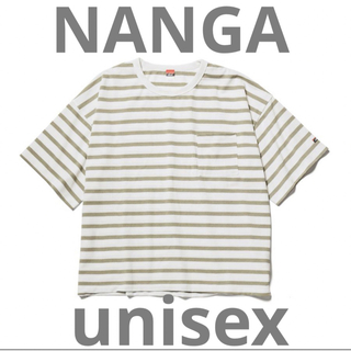 ナンガ(NANGA)のNANGA ナンガ Tシャツ ボーダー  エコハイブリッド LEAF(Tシャツ/カットソー(半袖/袖なし))