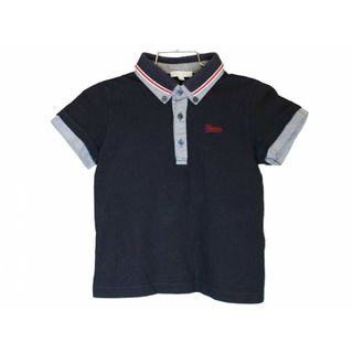 グッチ(Gucci)の[グッチ/GUCCI]95cm 半袖ポロシャツ 濃紺【中古】子供服 キッズ kids 男の子 夏 605032 tops(その他)