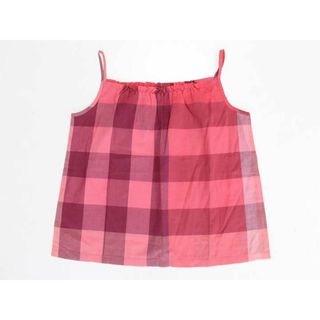 バーバリー(BURBERRY)の《バーバリー/BURBERRY》104cm キャミソール ピンク チェック【中古】子供服 キッズ kids 女の子 夏 716022 tops(その他)