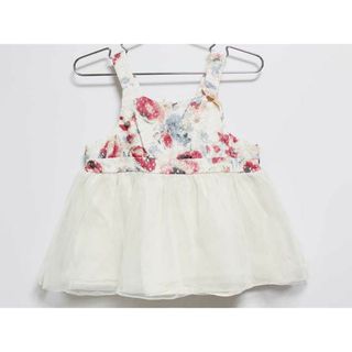 ‡センスオブワンダー/SENSE OF WONDER‡100cm キャミソール 白×赤【中古】子供服 キッズ kids 女の子 夏 036032 tops