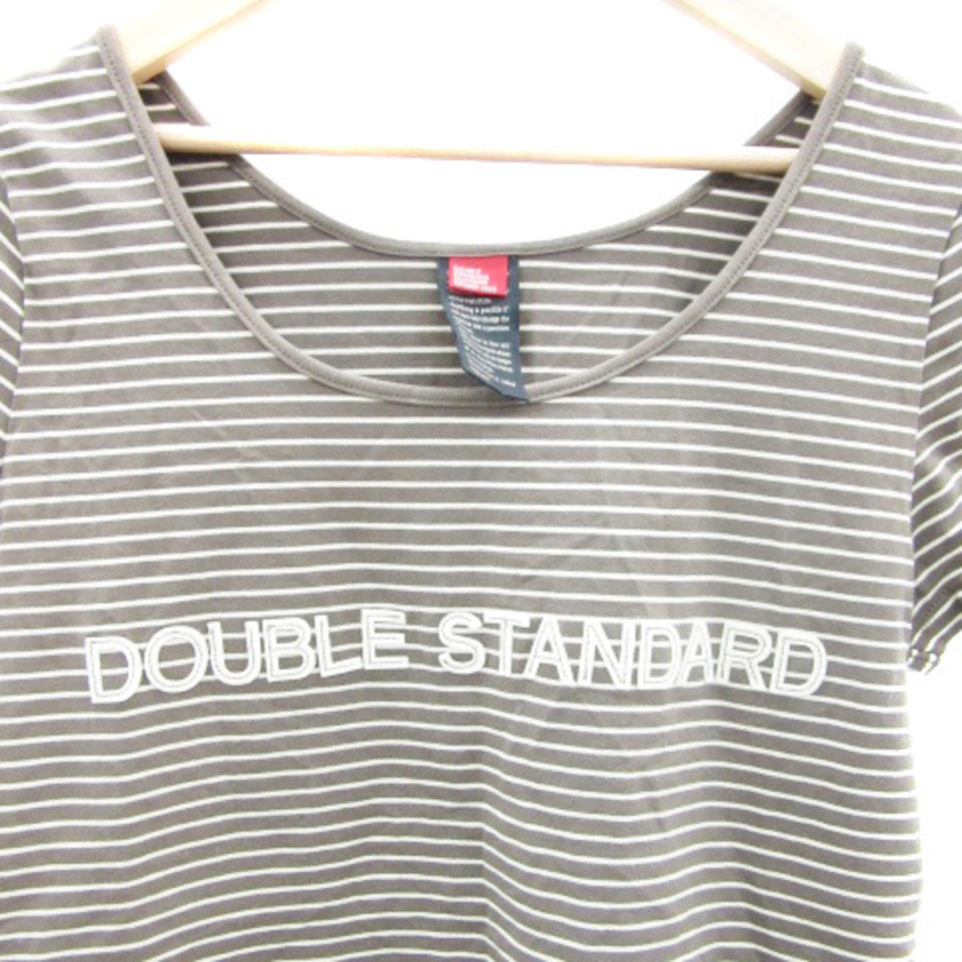 DOUBLE STANDARD CLOTHING(ダブルスタンダードクロージング)のダブルスタンダードクロージング ダブスタ Tシャツ カットソー 半袖 F 茶 レディースのトップス(Tシャツ(半袖/袖なし))の商品写真