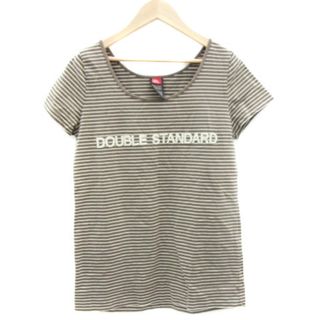 DOUBLE STANDARD CLOTHING - ダブルスタンダードクロージング ダブスタ Tシャツ カットソー 半袖 F 茶