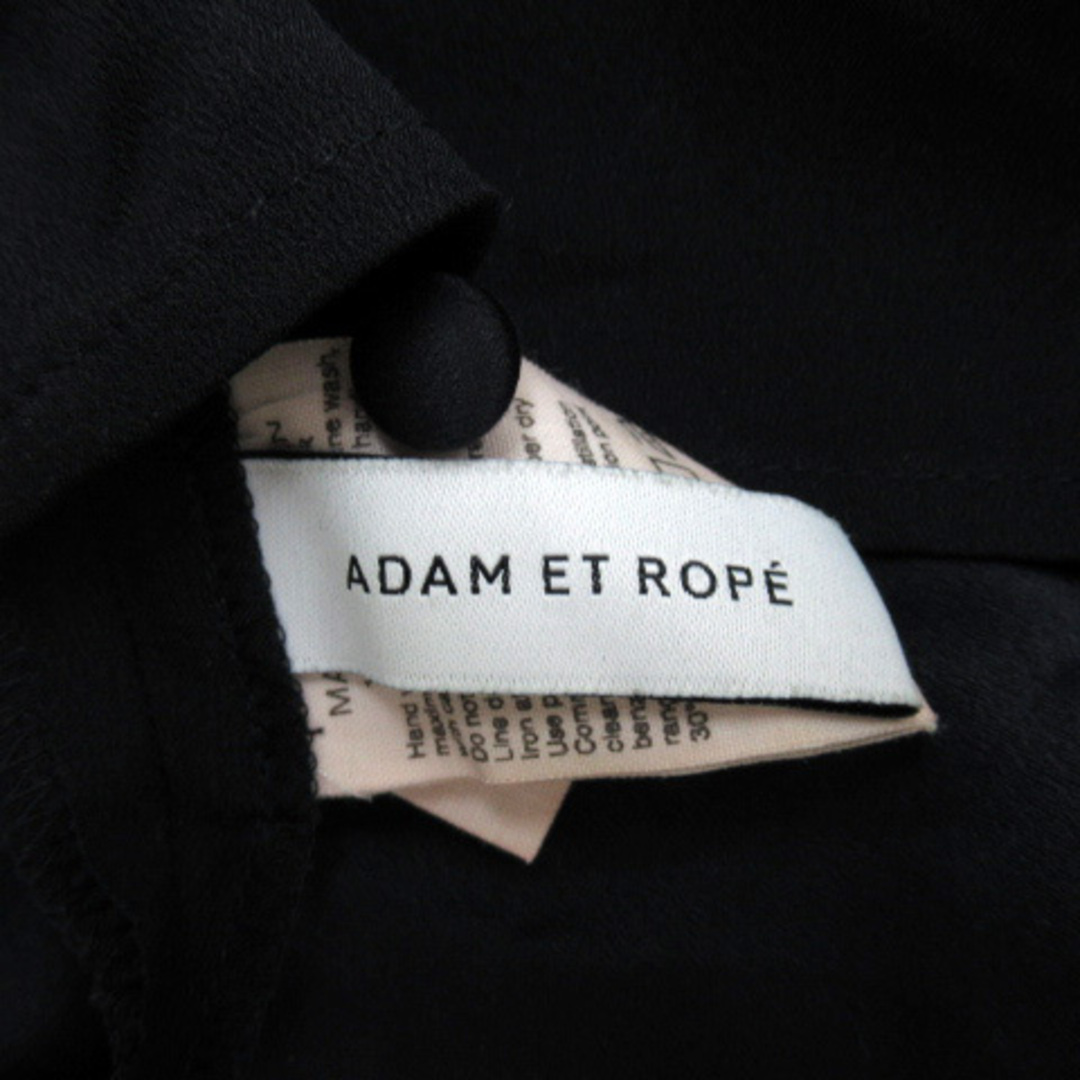 Adam et Rope'(アダムエロぺ)のアダムエロペ Adam et Rope' カットソー Vネック リボン F 紺 レディースのトップス(カットソー(長袖/七分))の商品写真