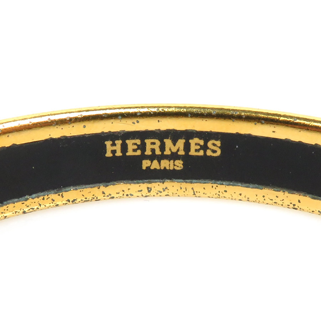 Hermes(エルメス)のエルメス HERMES バングル ブレスレット エマイユ メタル/エナメル ゴールド/レッド/マルチカラー レディース 送料無料【中古】 e58356i レディースのアクセサリー(ブレスレット/バングル)の商品写真