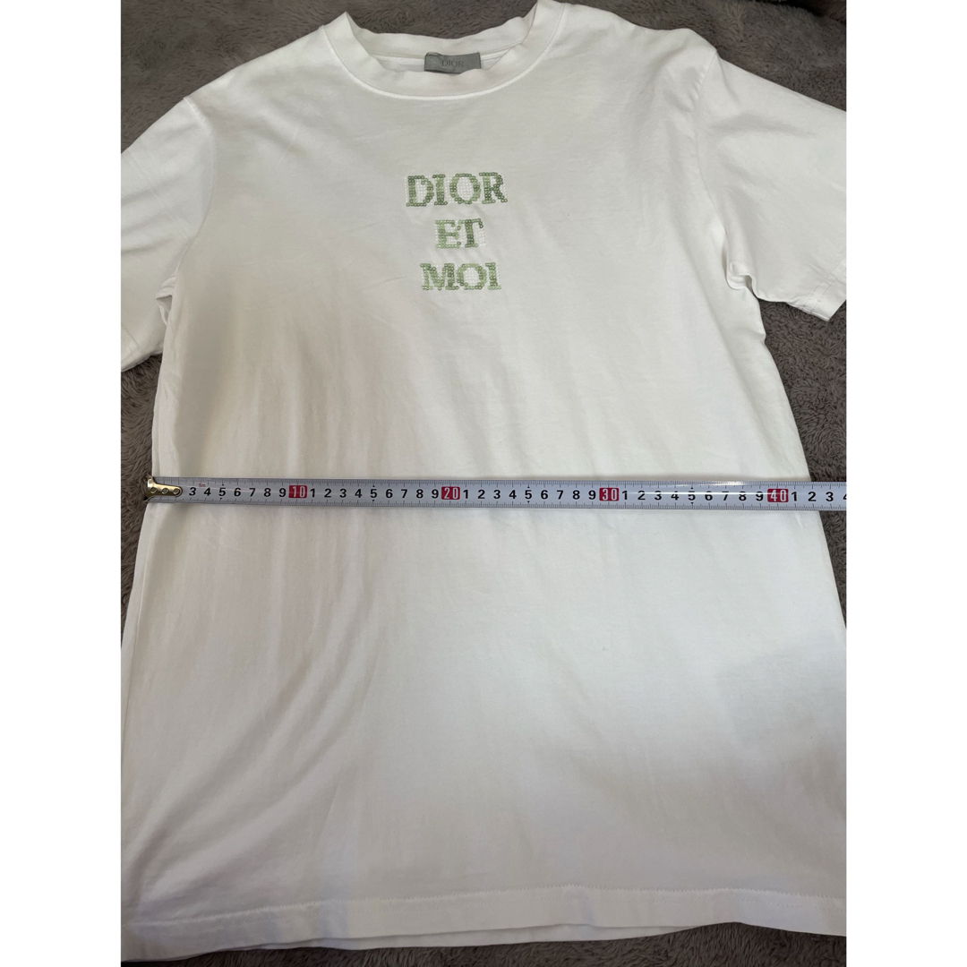 Christian Dior(クリスチャンディオール)のDior DIOR Tシャツ "DIOR ET MOI"ロゴ ホワイト サイズ メンズのトップス(Tシャツ/カットソー(半袖/袖なし))の商品写真