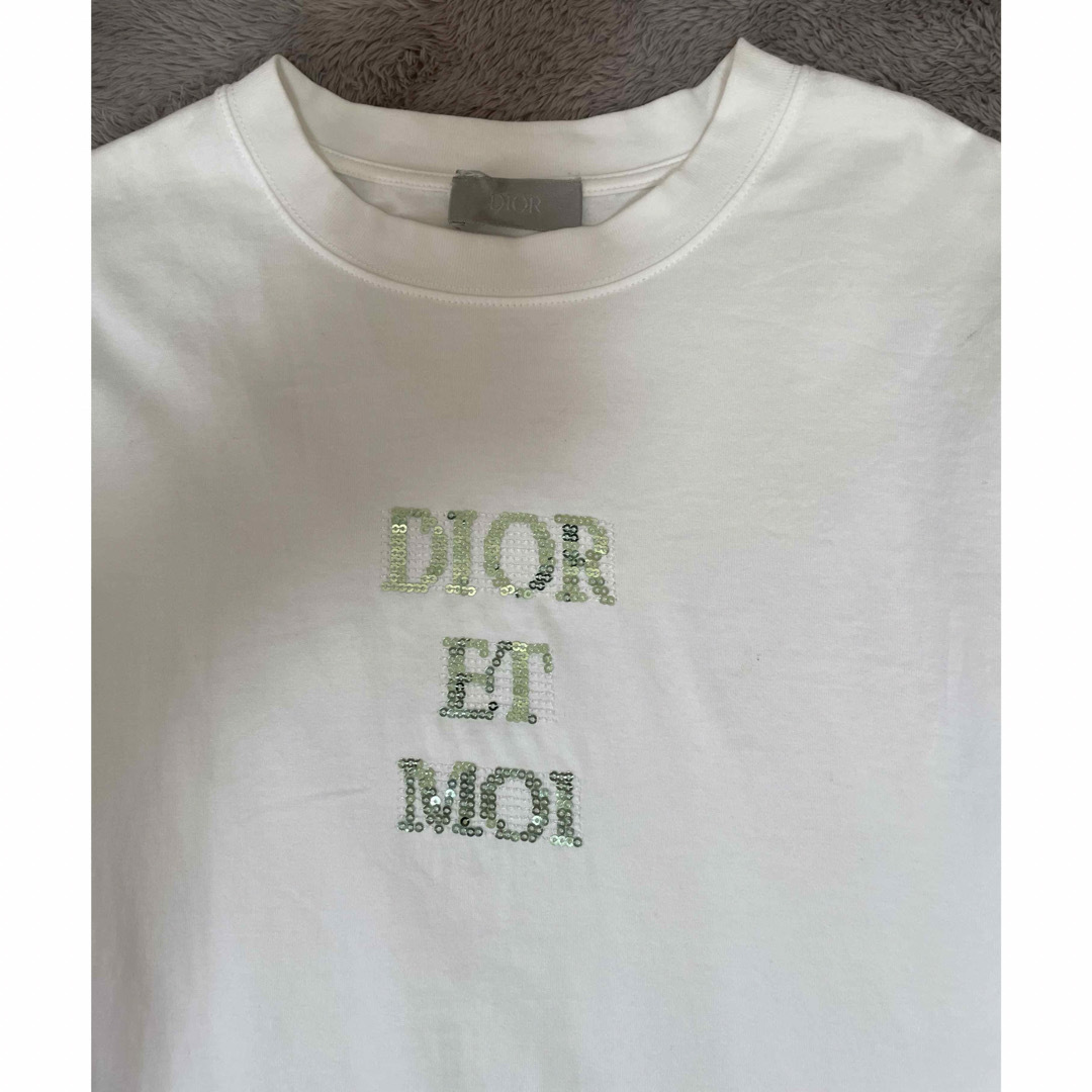 Christian Dior(クリスチャンディオール)のDior DIOR Tシャツ "DIOR ET MOI"ロゴ ホワイト サイズ メンズのトップス(Tシャツ/カットソー(半袖/袖なし))の商品写真