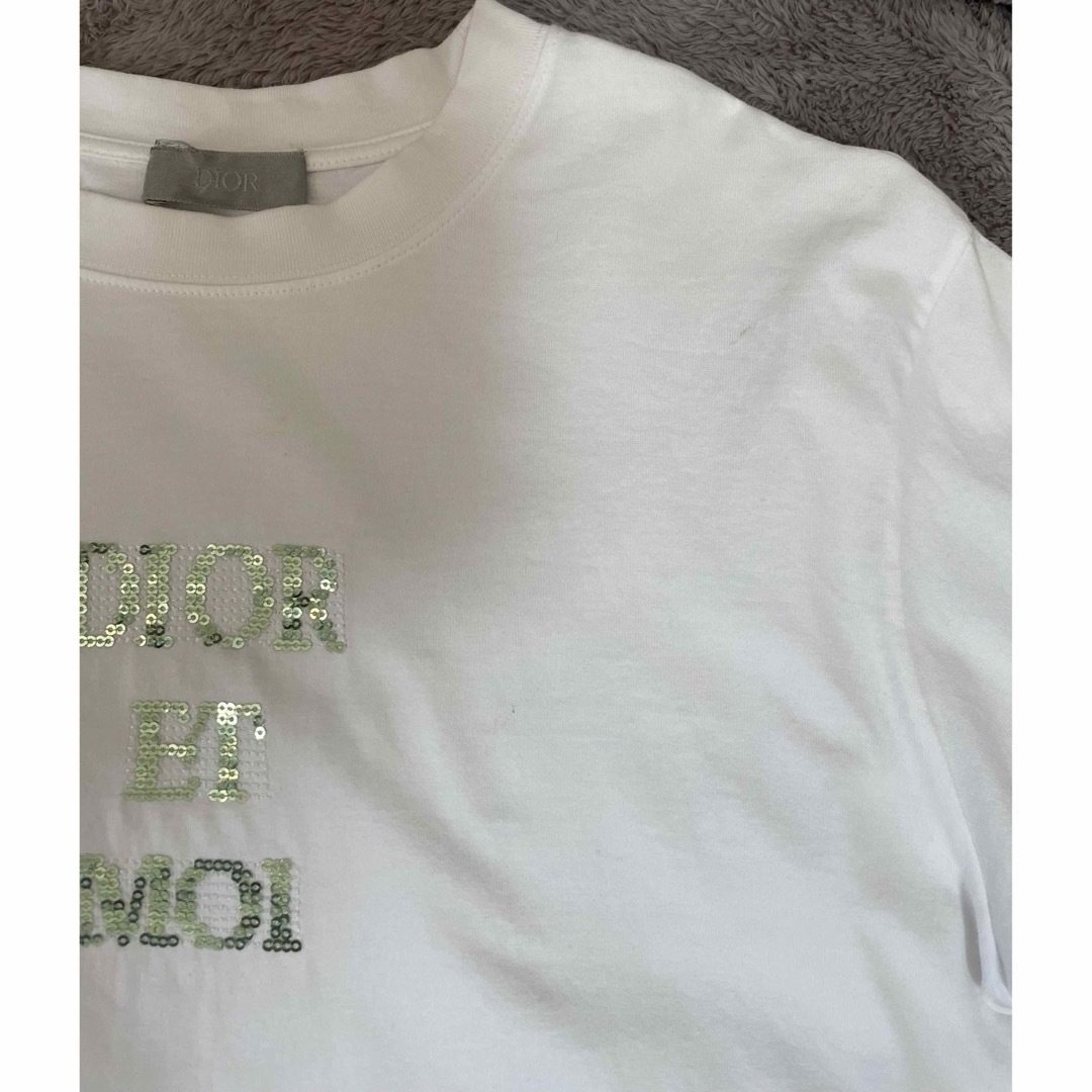 Christian Dior(クリスチャンディオール)のDior DIOR Tシャツ "DIOR ET MOI"ロゴ ホワイト サイズ メンズのトップス(Tシャツ/カットソー(半袖/袖なし))の商品写真