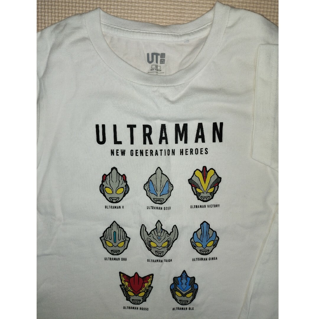 UNIQLO(ユニクロ)のウルトラマン ユニクロコラボTシャツ2枚セット キッズ/ベビー/マタニティのキッズ服男の子用(90cm~)(Tシャツ/カットソー)の商品写真