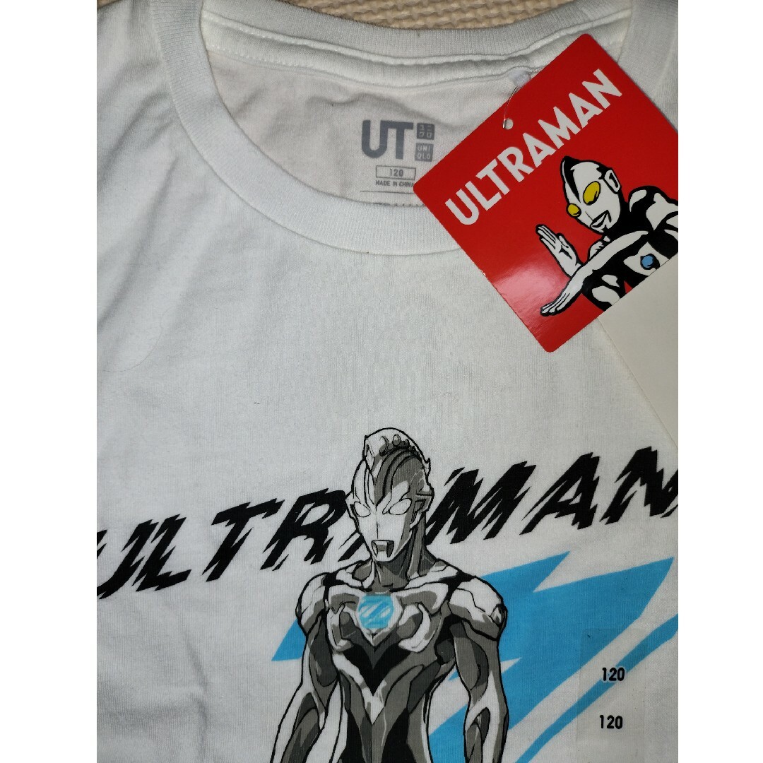 UNIQLO(ユニクロ)のウルトラマン ユニクロコラボTシャツ2枚セット キッズ/ベビー/マタニティのキッズ服男の子用(90cm~)(Tシャツ/カットソー)の商品写真