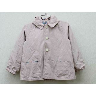 シップス(SHIPS)の【春物 新入荷!】▼シップス/SHIPS kids▼100cm ブルゾン/ジャンパー/ショートコート/アウター ピンク×青系＆ピンク リバーシブル リバティ【中古】子供服 キッズ kids ベビー服 baby 女の子 春秋 otr 803042(ジャケット/上着)