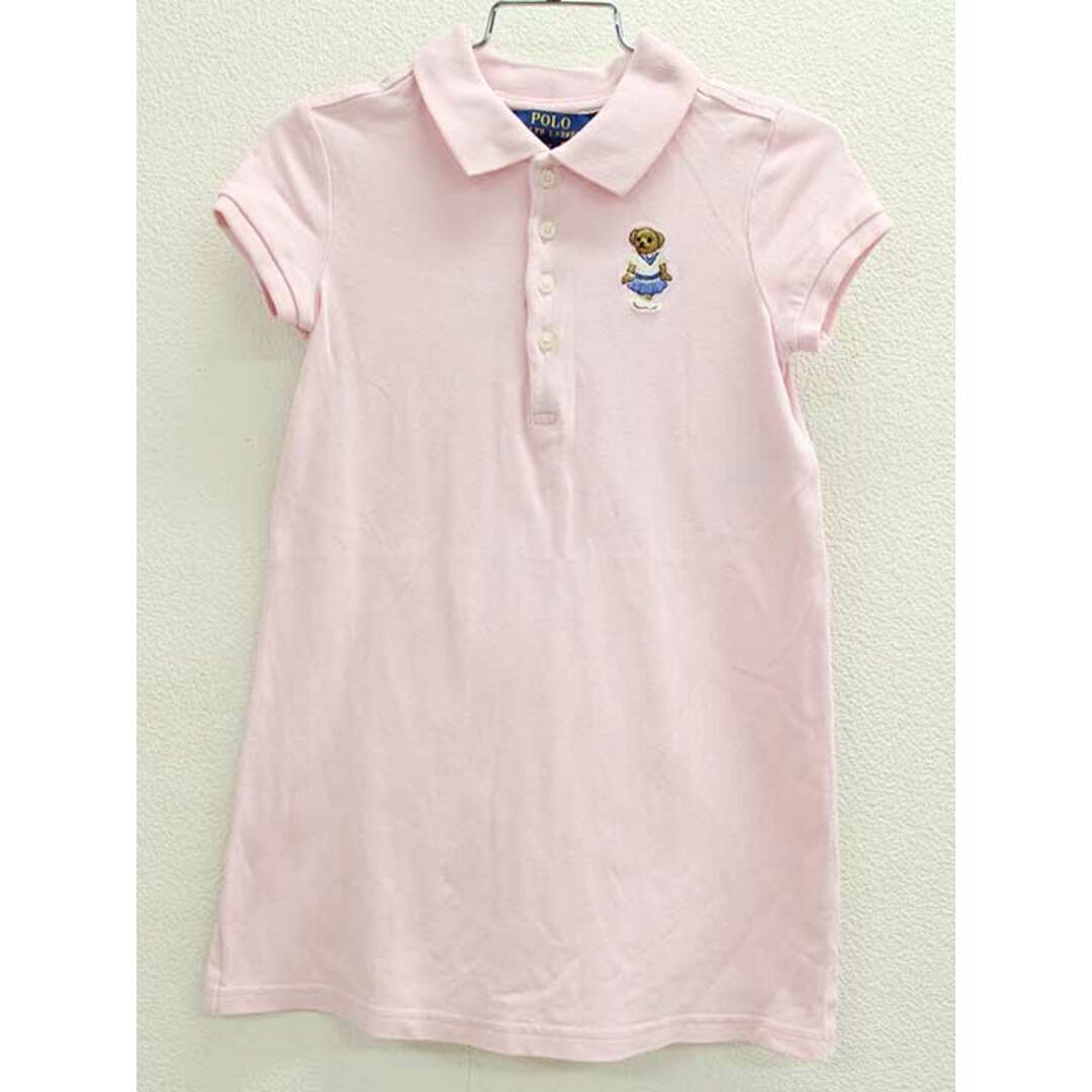 Ralph Lauren(ラルフローレン)の◇ラルフローレン/Ralph Lauren◇110cm 半袖ワンピース ピンク ベア【中古】子供服 キッズ kids 女の子 夏 117032 onepi キッズ/ベビー/マタニティのキッズ服女の子用(90cm~)(ワンピース)の商品写真