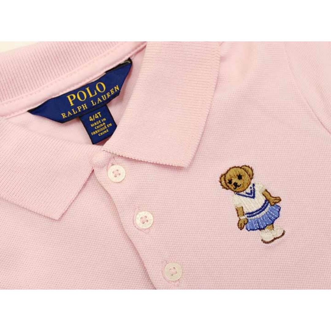 Ralph Lauren(ラルフローレン)の◇ラルフローレン/Ralph Lauren◇110cm 半袖ワンピース ピンク ベア【中古】子供服 キッズ kids 女の子 夏 117032 onepi キッズ/ベビー/マタニティのキッズ服女の子用(90cm~)(ワンピース)の商品写真