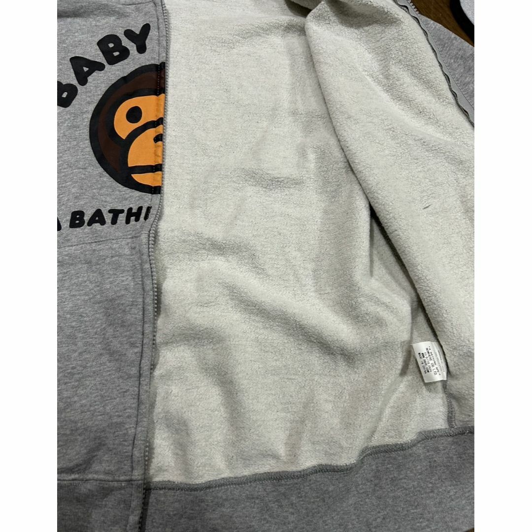 A BATHING APE(アベイシングエイプ)の＊アベイシングエイプ BABY MILO ジップパーカー M レディースのトップス(パーカー)の商品写真