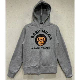 アベイシングエイプ(A BATHING APE)の＊アベイシングエイプ BABY MILO ジップパーカー M(パーカー)