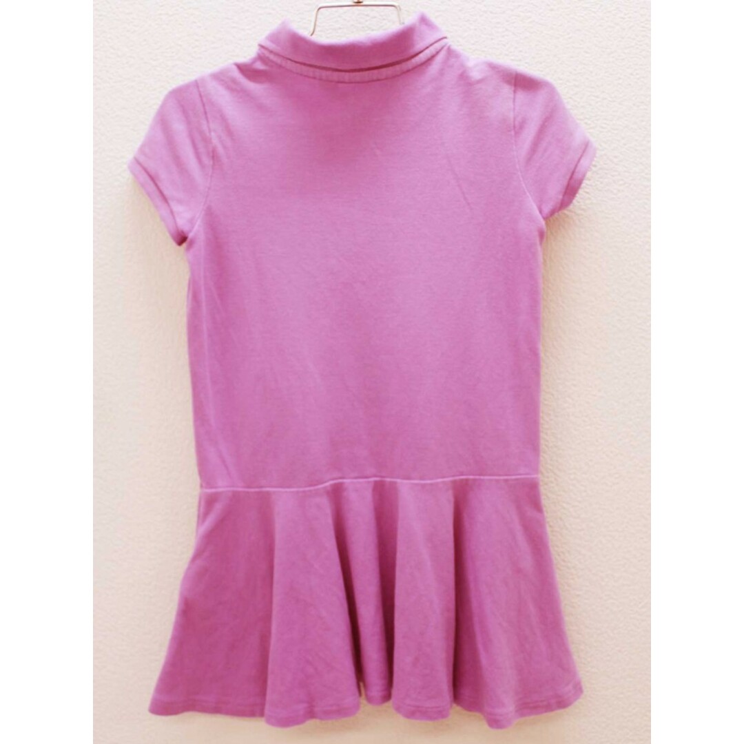 Ralph Lauren(ラルフローレン)の♪ラルフローレン/Ralph Lauren♪110cm 半袖ワンピース 紫【中古】子供服 キッズ kids 女の子 夏 126022 onepi キッズ/ベビー/マタニティのキッズ服女の子用(90cm~)(ワンピース)の商品写真