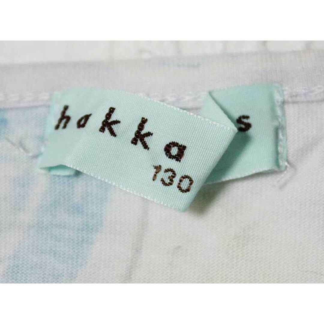 hakka kids(ハッカキッズ)の《ハッカ/HAKKA kids》130cm 半袖ワンピース 紫×白系【中古】子供服 キッズ kids 女の子 夏 206032 onepi キッズ/ベビー/マタニティのキッズ服女の子用(90cm~)(ワンピース)の商品写真