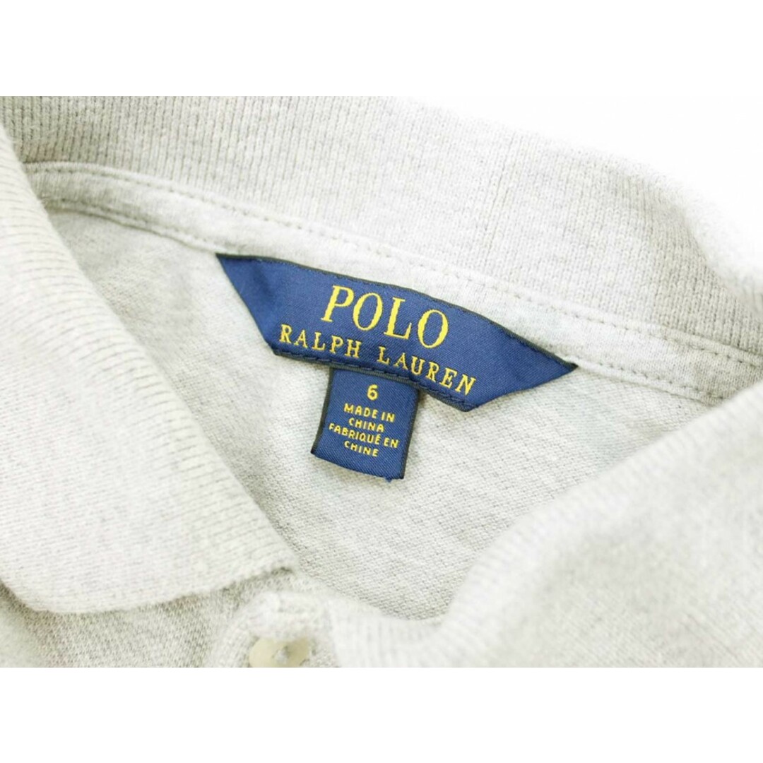 Ralph Lauren(ラルフローレン)の♪ラルフローレン/Ralph Lauren♪120cm 半袖ワンピース グレー【中古】子供服 キッズ kids 女の子 夏 126022 onepi キッズ/ベビー/マタニティのキッズ服女の子用(90cm~)(ワンピース)の商品写真