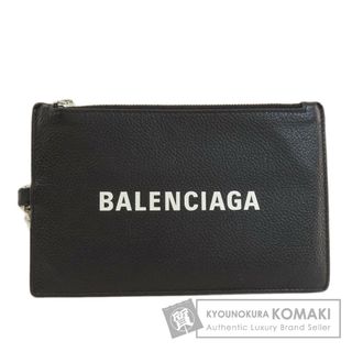 バレンシアガ(Balenciaga)のBALENCIAGA 616015 ロゴ アクセサリーポーチ レザー レディース(ポーチ)