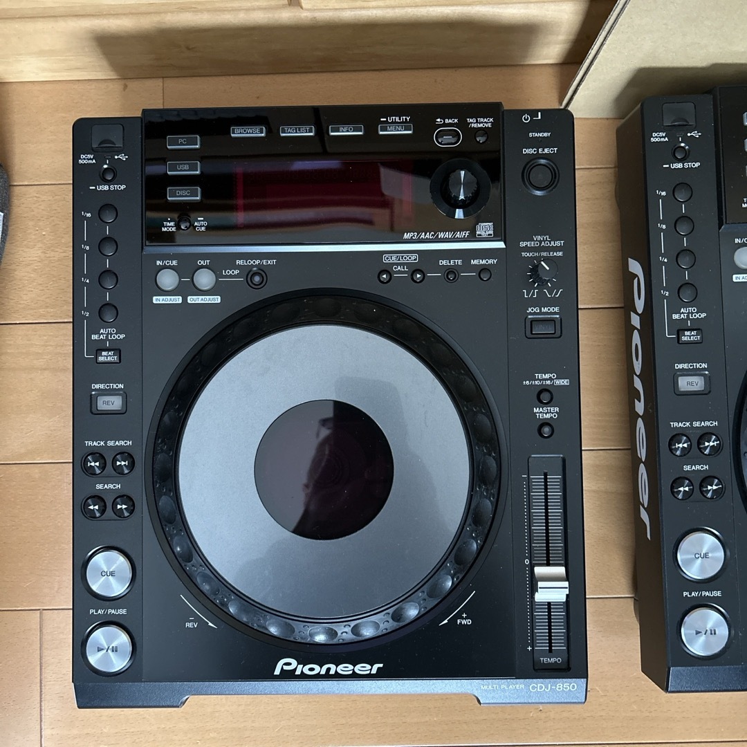 パイオニアcdj８５０２台　美品 楽器のDJ機器(CDJ)の商品写真