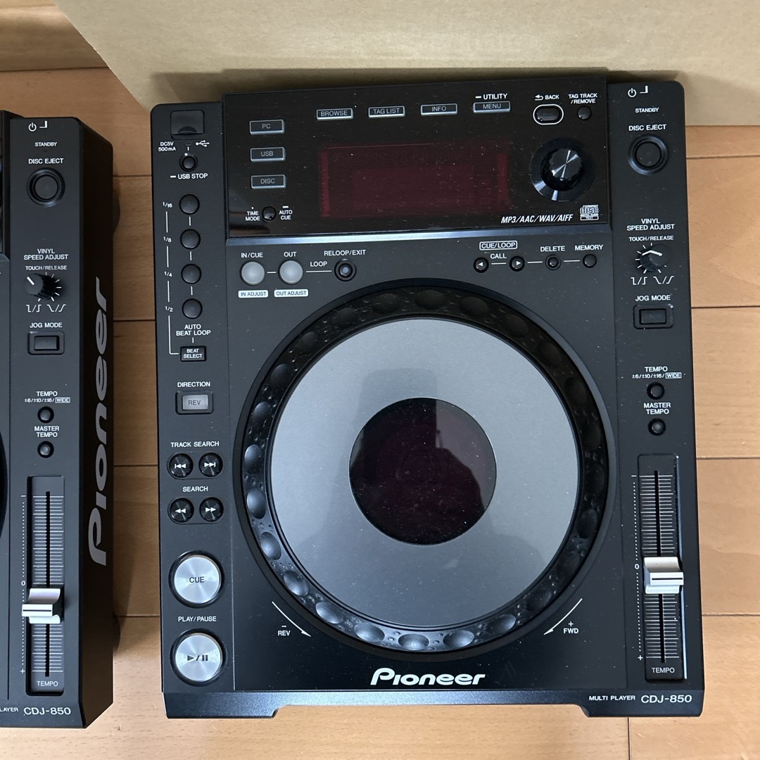 パイオニアcdj８５０２台　美品 楽器のDJ機器(CDJ)の商品写真