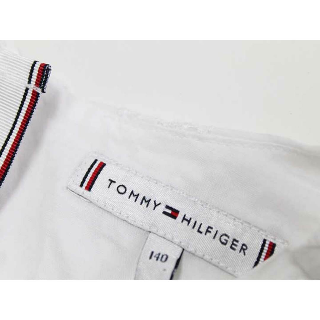 TOMMY HILFIGER(トミーヒルフィガー)の‡トミーヒルフィガー/TOMMY HILFIGER‡140cm 半袖ワンピース 白【中古】子供服 キッズ kids ジュニア 女の子 夏 316032 onepi キッズ/ベビー/マタニティのキッズ服女の子用(90cm~)(ワンピース)の商品写真