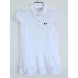 ラコステ(LACOSTE)の†ラコステ/LACOSTE†98cm(3) 半袖ワンピース 白【中古】子供服 キッズ kids  女の子 夏 206032 onepi(ワンピース)