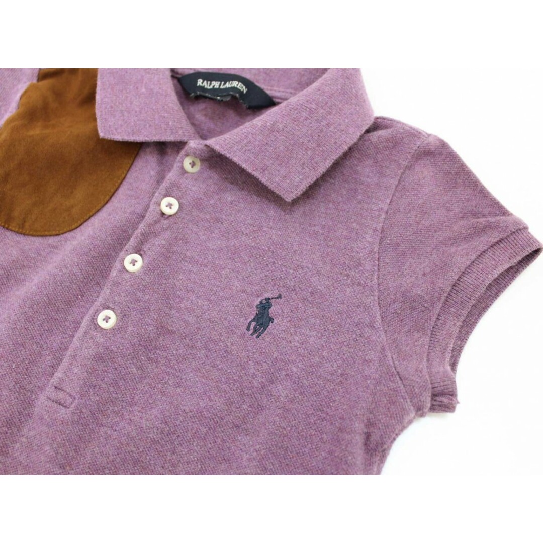 Ralph Lauren(ラルフローレン)の♪ラルフローレン/Ralph Lauren♪120cm 半袖ワンピース 紫×茶【中古】子供服 キッズ kids 女の子 夏 126022 onepi キッズ/ベビー/マタニティのキッズ服女の子用(90cm~)(ワンピース)の商品写真