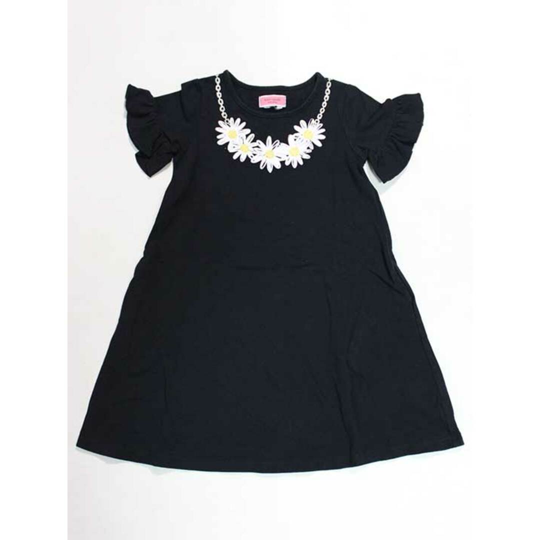 kate spade new york(ケイトスペードニューヨーク)の☆ケイトスペードニューヨーク/kate spade new york kids☆120cm 半袖ワンピース 黒 【中古】子供服 キッズ kids 女の子 夏 906032 onepi キッズ/ベビー/マタニティのキッズ服女の子用(90cm~)(ワンピース)の商品写真