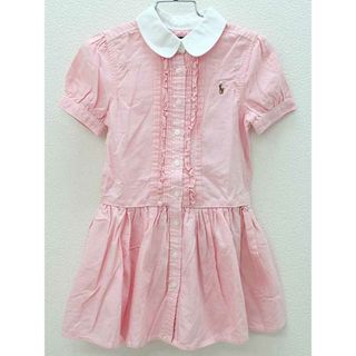 ラルフローレン(Ralph Lauren)の□ラルフローレン/Ralph Lauren□110cm 半袖ワンピース ピンク【中古】子供服 キッズ kids 女の子 夏 227022 onepi(ワンピース)