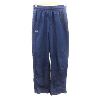 アンダーアーマー(UNDER ARMOUR)のアンダーアーマー パンツ ジャージ ロング プリント 裏メッシュ SM 紺(スラックス)