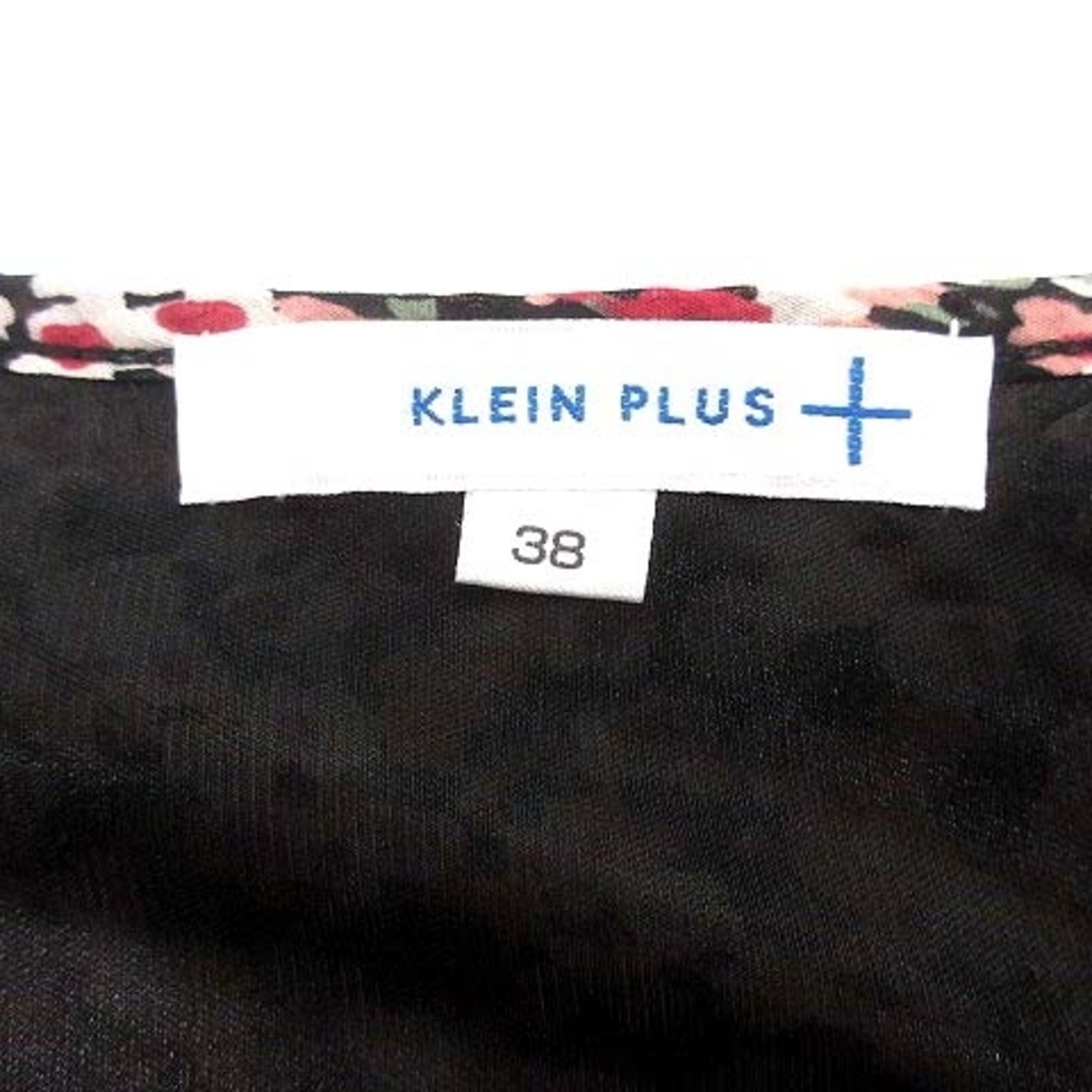 KLEIN PLUS(クランプリュス)のミッシェルクラン KLEIN PLUS ワンピース ミニ 花柄 長袖 38 レディースのワンピース(ミニワンピース)の商品写真