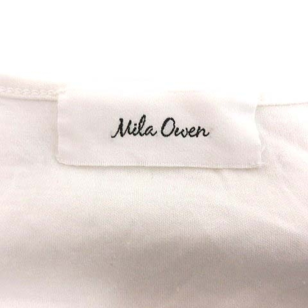 Mila Owen(ミラオーウェン)のMila Owen キャミワンピース ひざ丈 ドッキング チェック F 白 緑 レディースのワンピース(ひざ丈ワンピース)の商品写真