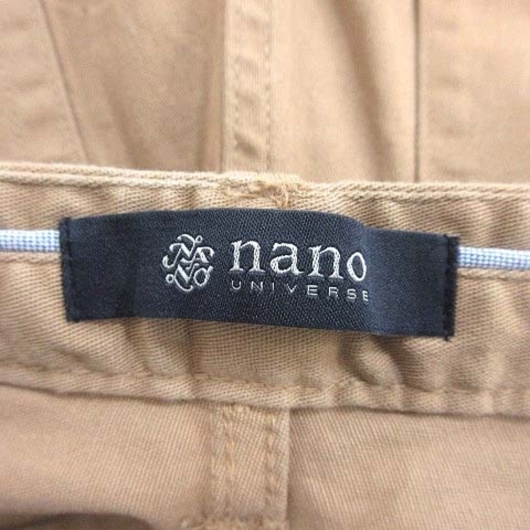 nano・universe(ナノユニバース)のナノユニバース テーパードパンツ ストレッチ S ベージュ ■MO メンズのパンツ(スラックス)の商品写真