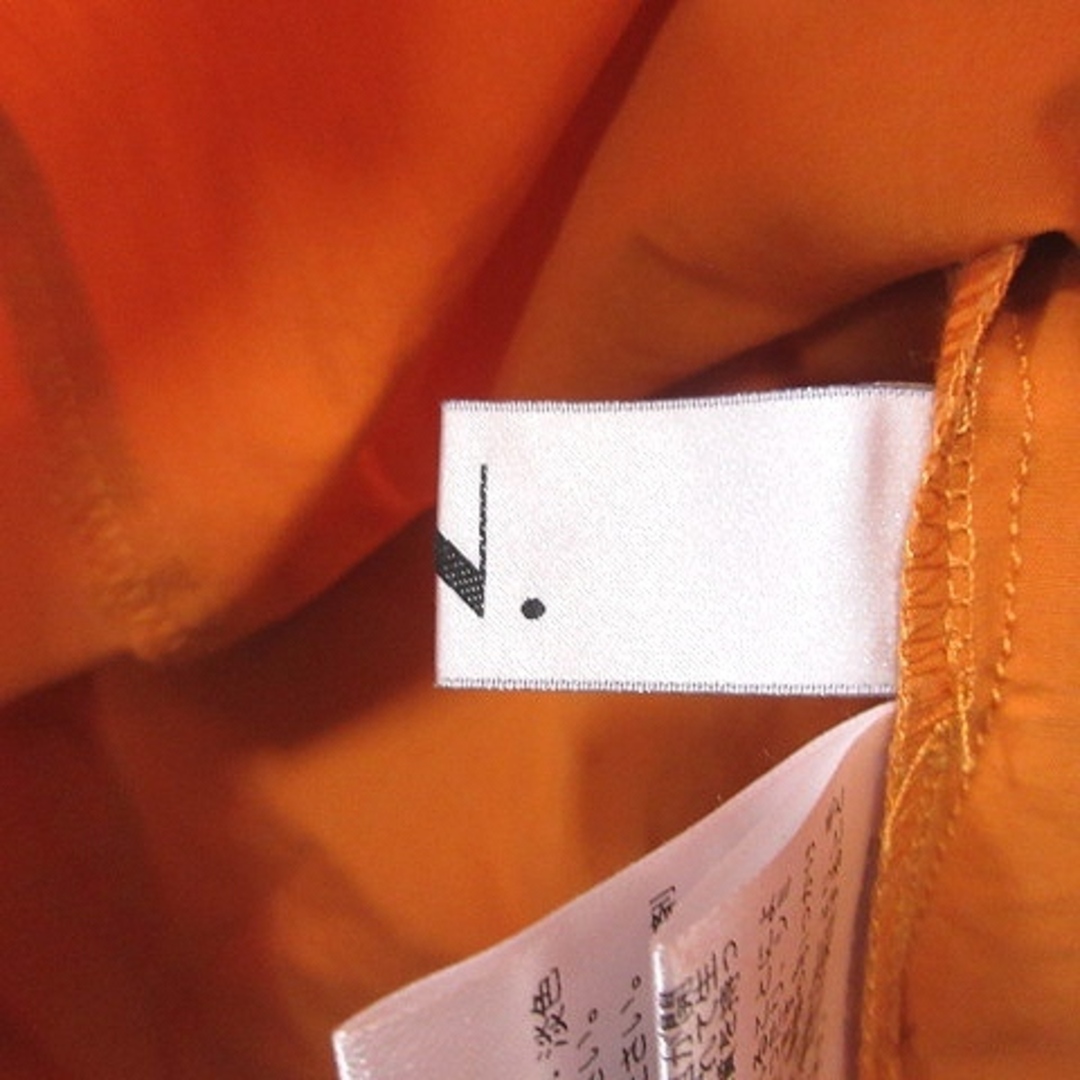 N.Natural beauty basic(エヌナチュラルビューティーベーシック)のナチュラルビューティーベーシック ブラウス ノースリーブ フリル M オレンジ レディースのトップス(シャツ/ブラウス(半袖/袖なし))の商品写真