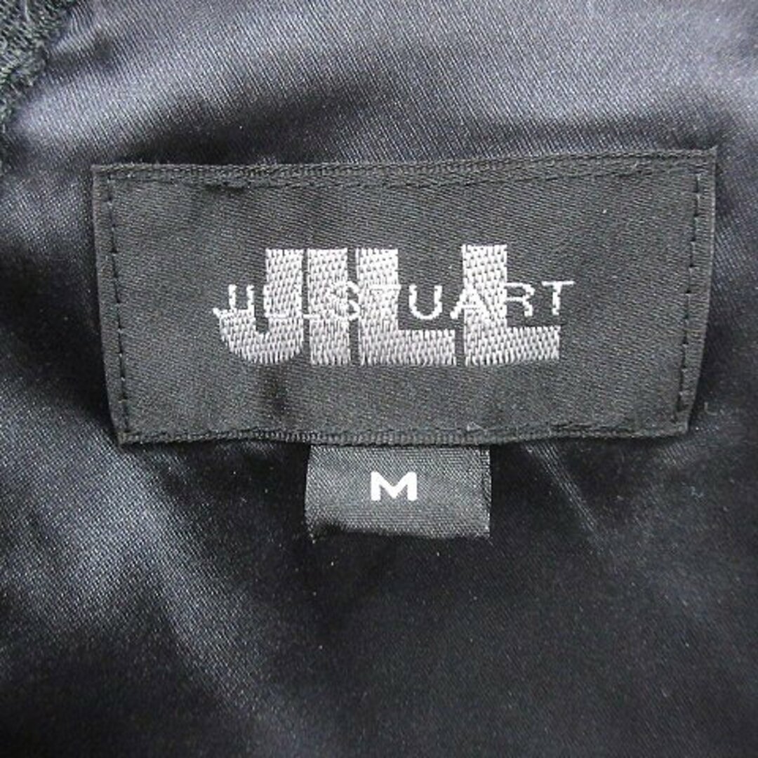 JILL by JILLSTUART(ジルバイジルスチュアート)のジルバイジルスチュアート ワンピース ひざ丈 レース 刺繍 ノースリーブ M 黒 レディースのワンピース(ひざ丈ワンピース)の商品写真