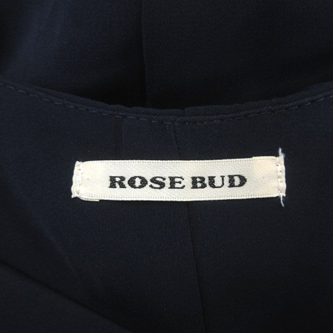 ROSE BUD(ローズバッド)のローズバッド ワンピース ひざ丈 Vネック ノースリーブ F 黒 ブラック レディースのワンピース(ひざ丈ワンピース)の商品写真