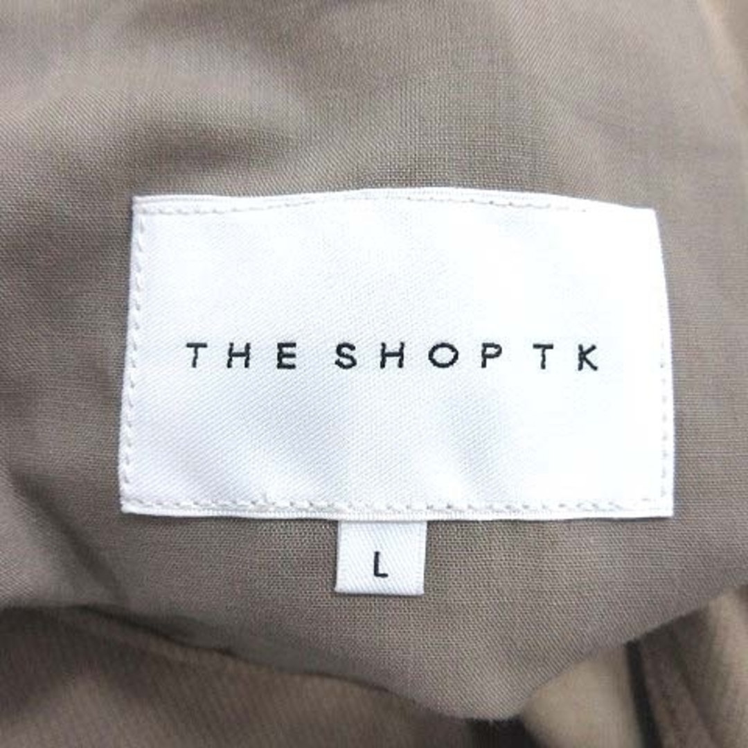 THE SHOP TK(ザショップティーケー)のザショップティーケー テーパードパンツ ストレッチ L ベージュ ■MO メンズのパンツ(スラックス)の商品写真