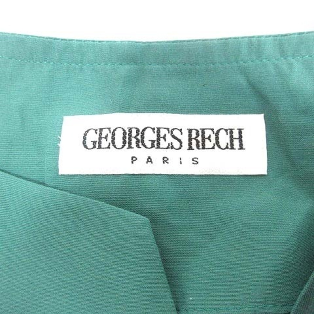 other(アザー)のGEORGES RECH ブラウス キーネック 長袖 38 緑 グリーン ■MO レディースのトップス(シャツ/ブラウス(長袖/七分))の商品写真