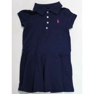 ラルフローレン(Ralph Lauren)の☆ラルフローレン/Ralph Lauren☆110cm 半袖ワンピース 紺 【中古】子供服 キッズ kids 女の子 夏 316032 onepi(ワンピース)