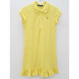 ラルフローレン(Ralph Lauren)の◇ラルフローレン/Ralph Lauren◇150cm 半袖ワンピース 黄【中古】子供服 キッズ kids ジュニア 女の子 夏 416032 onepi(ワンピース)