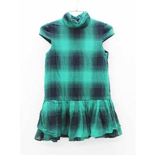 ラルフローレン(Ralph Lauren)の〓ラルフローレン/Ralph Lauren〓110cm 半袖ワンピース 緑【中古】子供服 キッズ kids 女の子 夏 700732 onepi(ワンピース)